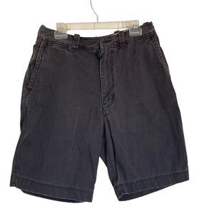 Abercrombie & Fitch Mens Vintage Fatigue Shorts Grey Size 33 Heavy‎ Cotton